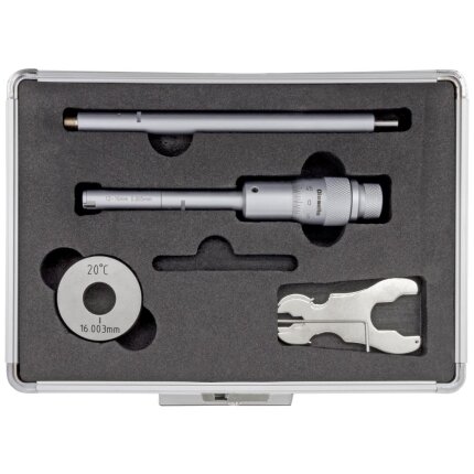 Indv. 3-pkt mikrometer 12-16mm m/forl.+kontrolring Indv. 3-pkt mikrometer 12-16mm m/forl.+kontrolring