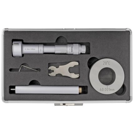 Indv. 3-pkt mikrometer 40-50mm m/forl.+kontrolring Indv. 3-pkt mikrometer 40-50mm m/forl.+kontrolring