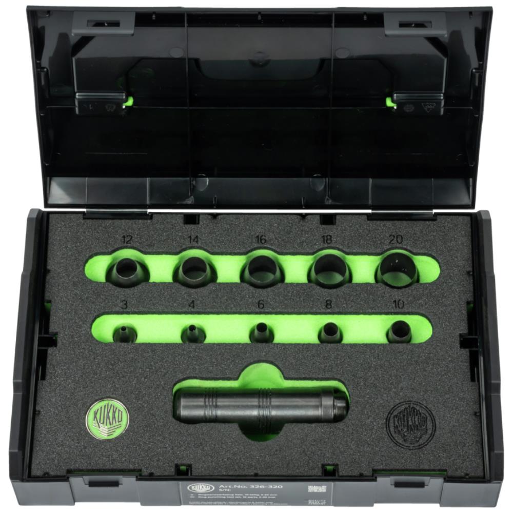 Kukko ringstansesæt 3-20mm, 11 dele Kukko ringstansesæt 3-20mm, 11 dele