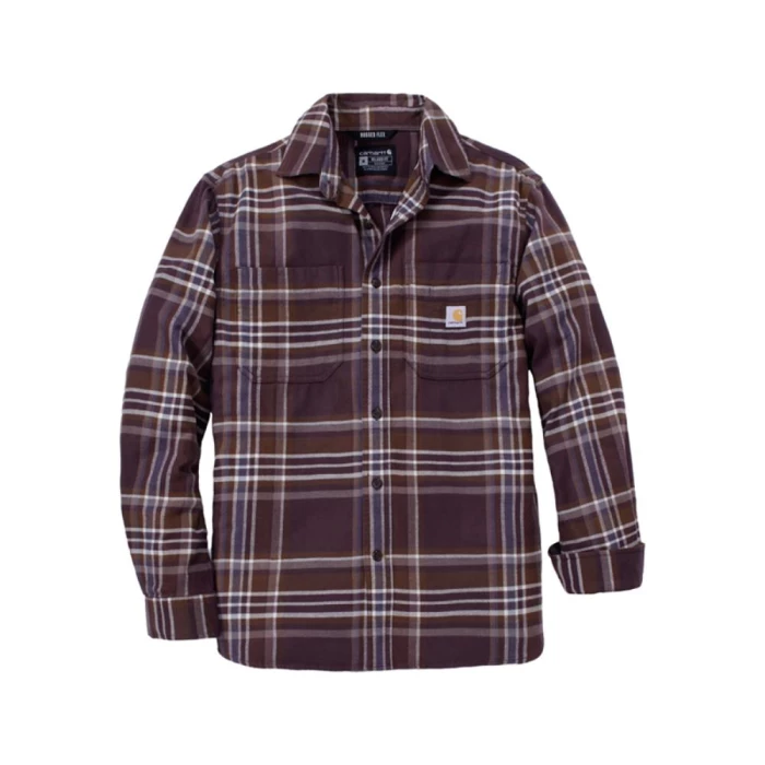 Carhartt skovmandsskjorte dark sephia str. S