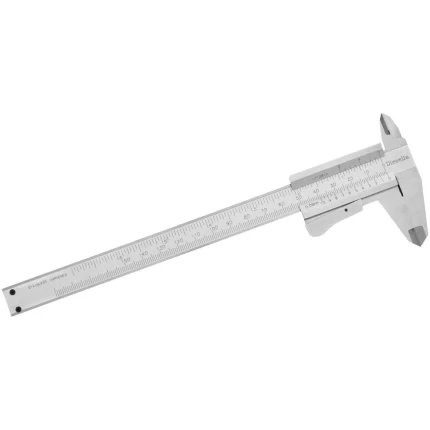 Skydelære m/klemlås 0-200×0,02mm, 50mm kæber Skydelære m/klemlås 0-200×0,02mm, 50mm kæber