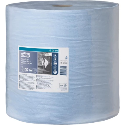 Tork aftørringspapir X-kraftig W1 blå 37cm×255mtr
