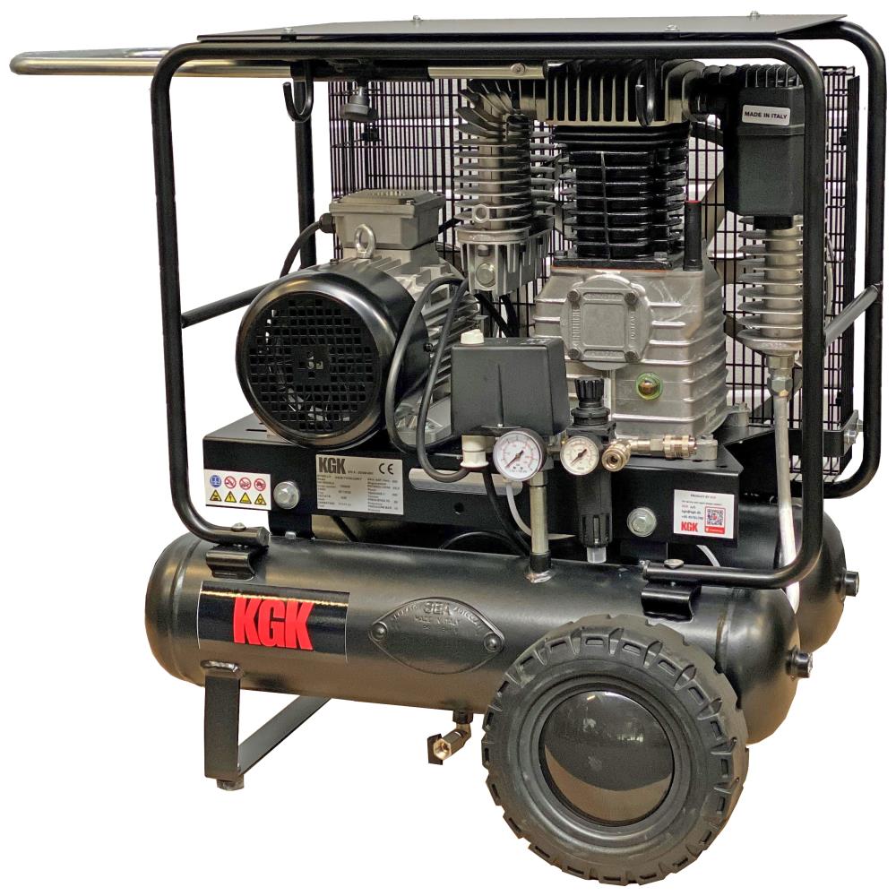 KGK Kompressor 520ltr/min 5,5HK 400V 30ltr tank KGK Kompressor 520ltr/min 5,5HK 400V 30ltr tank