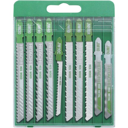Hitachi Stiksavklinge sortiment 10 stk Hitachi Stiksavklinge sortiment 10 stk