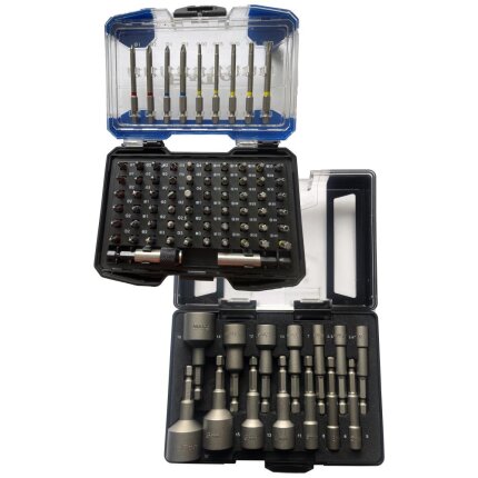 Sampak, 3 1/2″ topnøgle-/topsæt + boltbit-/bitssæt Sampak, 3 1/2″ topnøgle-/topsæt + boltbit-/bitssæt