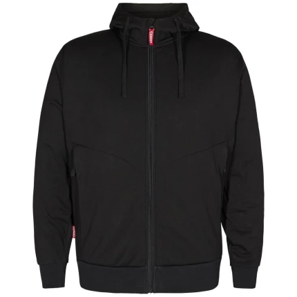 Standard sweatcardigan m/hætte blue ink 2XL