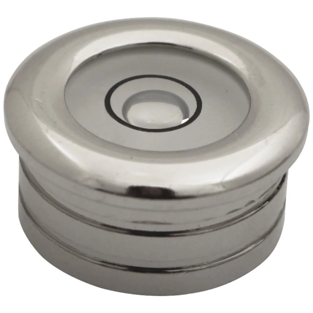 Dåselibelle ø20mm, forkromet m/indbygningsslidser Dåselibelle ø20mm, forkromet m/indbygningsslidser