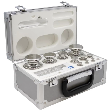 Kalibreringslodder OIML kl.M1 sæt 1mg-2kg, 27stk