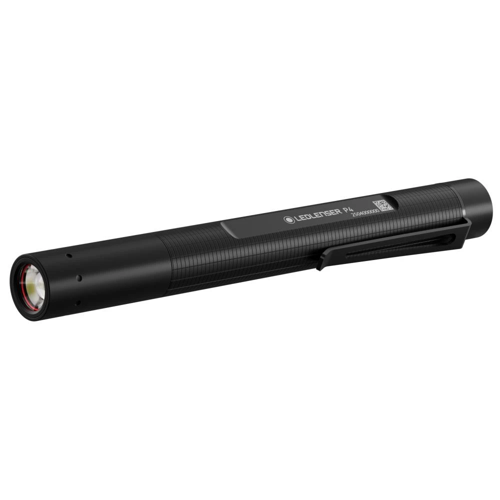 Ledlenser P4 pencillygte m/clips 180lm 2×AAA Ledlenser P4 pencillygte m/clips 180lm 2×AAA