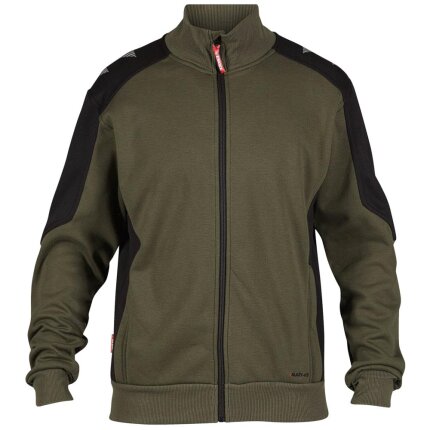 Galaxy sweatcardigan m/krave blå/sort 4XL