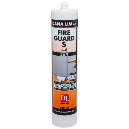 Fire Guard S 564 siliconefugemasse hvid 300ml