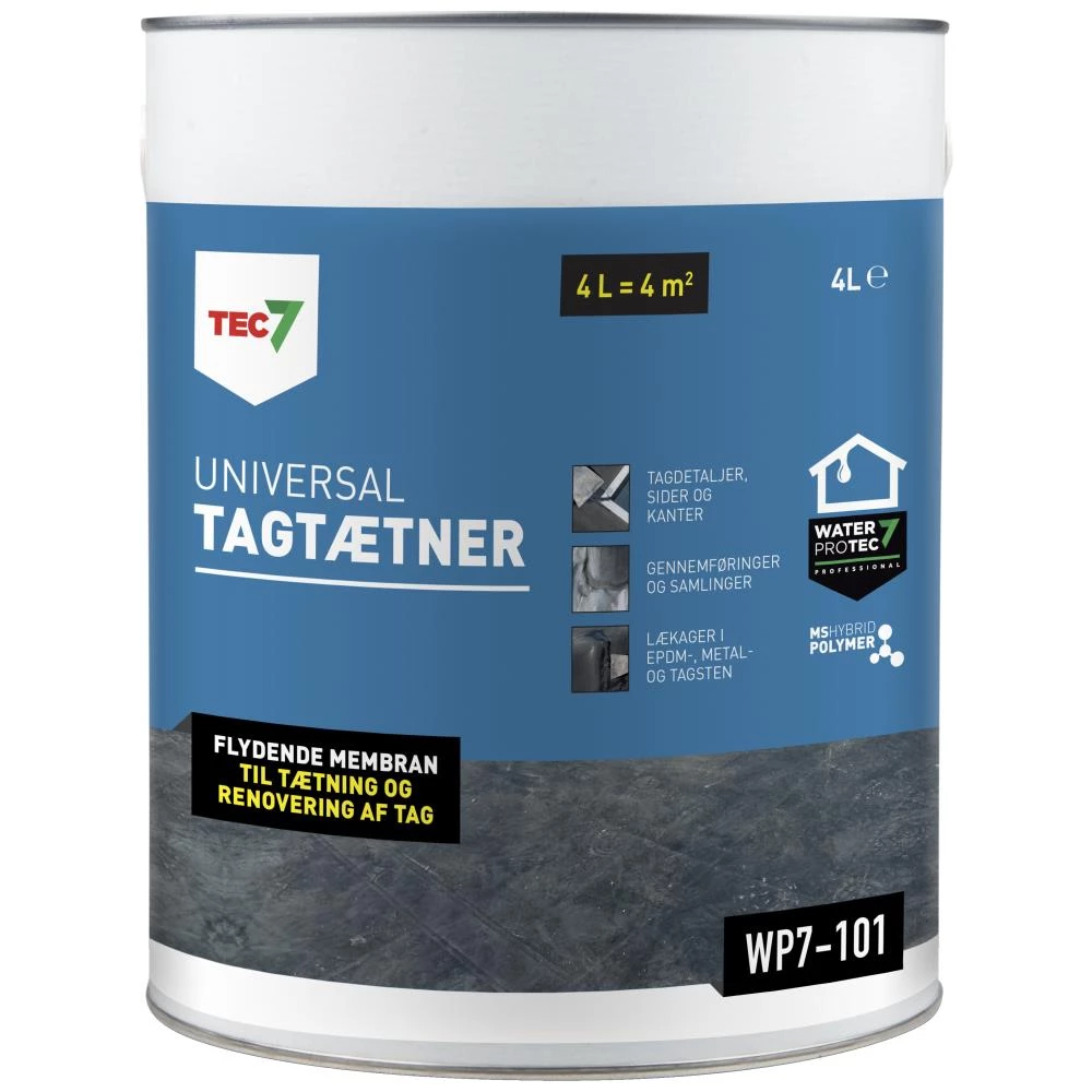 Tec7 WP7-101 universal tagtætner, 4 ltr Tec7 WP7-101 universal tagtætner, 4 ltr