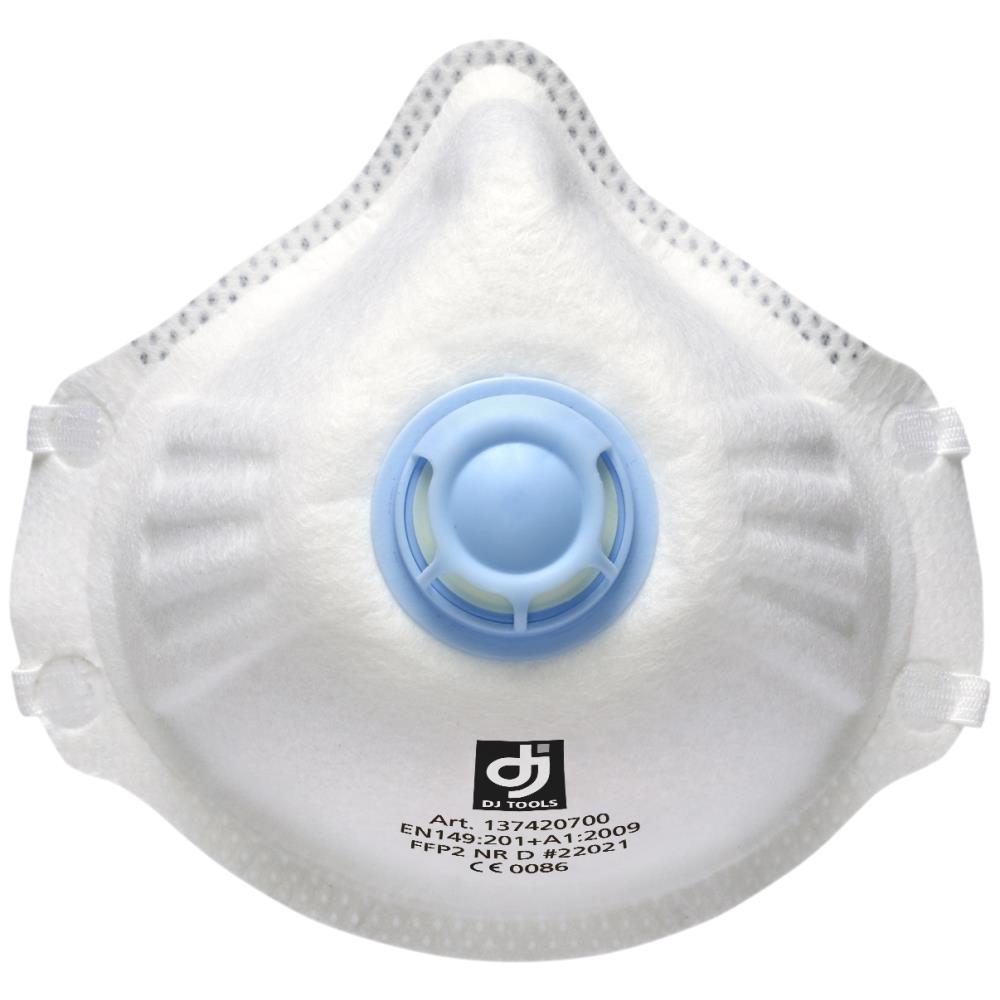 Støvmaske m/ventil FFP2-V NR D, 12 stk Støvmaske m/ventil FFP2-V NR D, 12 stk