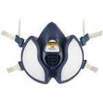 3M Vedligeholdelsesfri halvmaske 4277+ ABE1P3 R D
