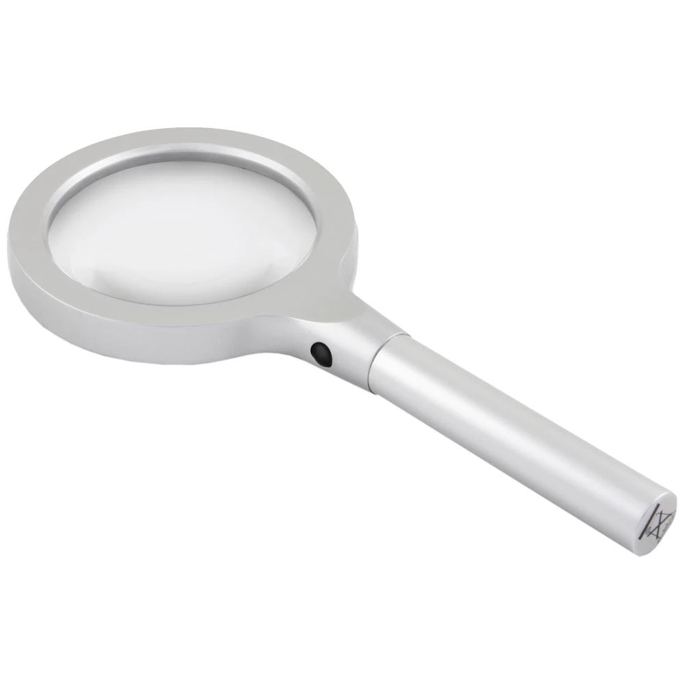 Lup 2,5× forstørrelse ø90mm linse, 12×LED-lys Lup 2,5× forstørrelse ø90mm linse, 12×LED-lys