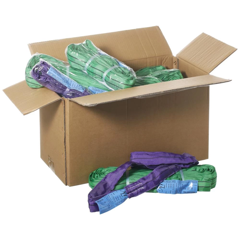 Rundsling-sortiment, 1 og 2 ton, 20stk ass. Rundsling-sortiment, 1 og 2 ton, 20stk ass.