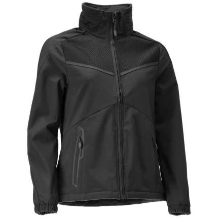 Costumized softshell jakke 25312 dame sort