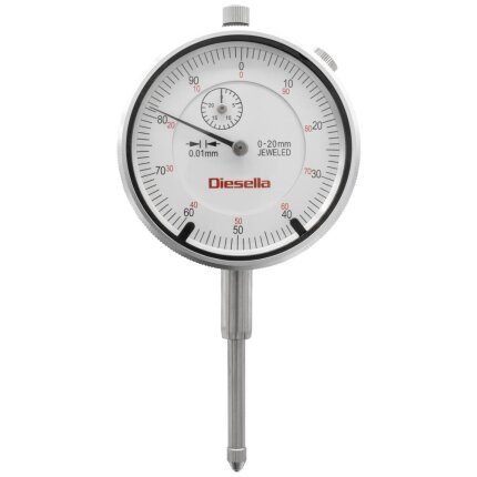 Måleur DIN878 ø56mm 0-20×0,01mm m/Werkcertifikat