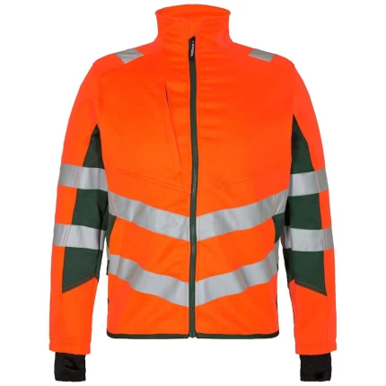Safety arbejdsjakke hi-vis rød/sort 3XL