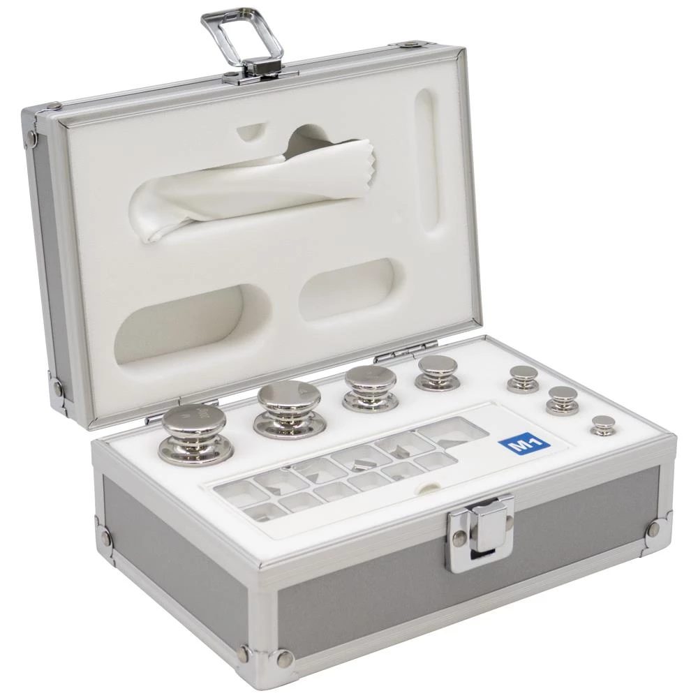 Kalibreringslodder OIML kl.M1 sæt 1mg-200g, 23stk Kalibreringslodder OIML kl.M1 sæt 1mg-200g, 23stk