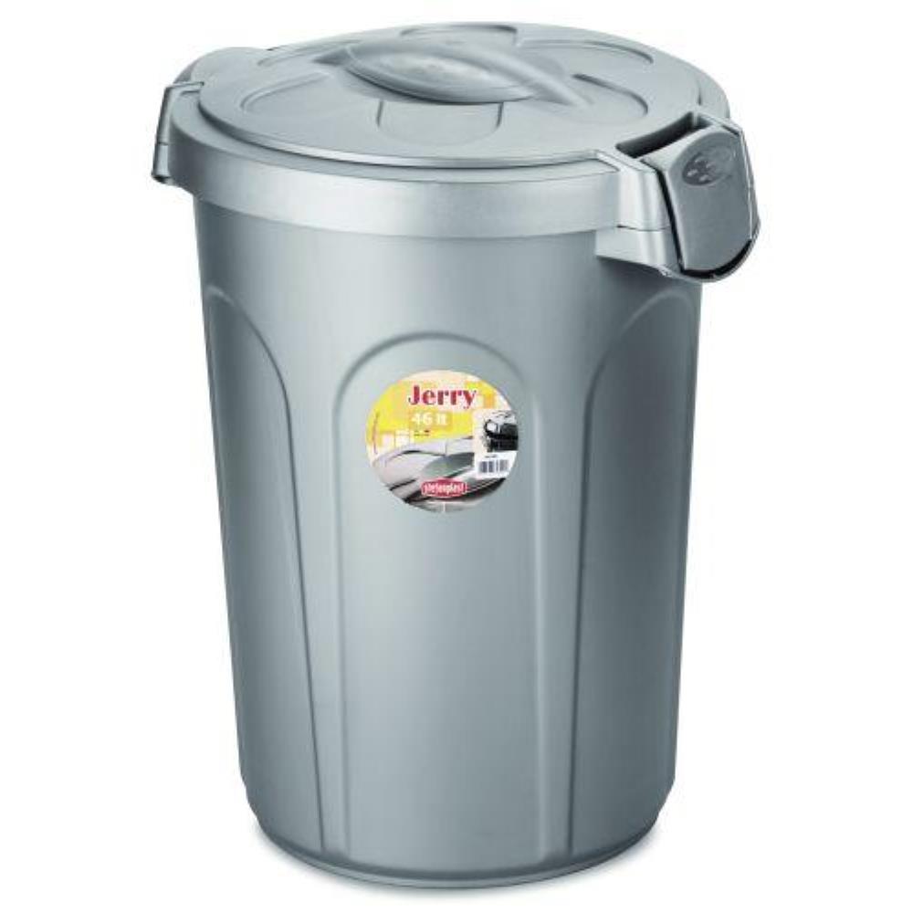 Fodertønde M/Låg Grå 46L Fodertønde M/Låg Grå 46L