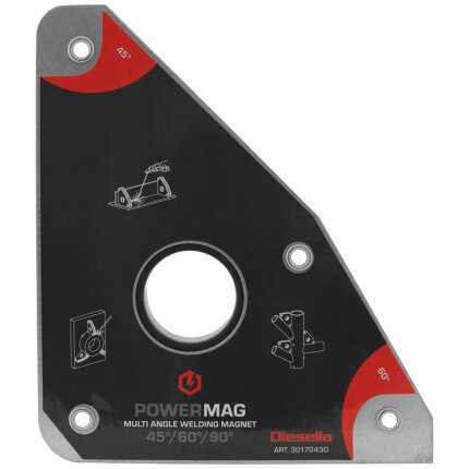 WldPro svejsemagnet 30°/45°/60°/90° 55kg