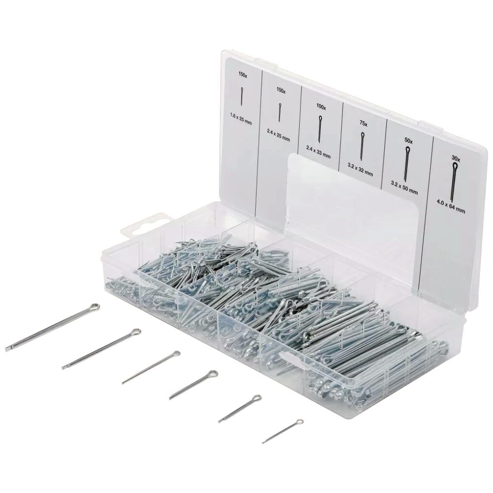 BGS splitsortiment 1,6-4,0 mm 6 str. 555 dele BGS splitsortiment 1,6-4,0 mm 6 str. 555 dele