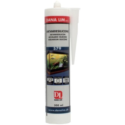 Danalim Akvariesilicone 579 transparent 300ml