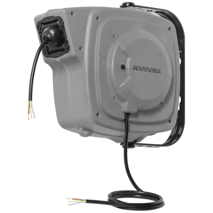 Aut. kabelopruller IP44 3G1,5 14+1mtr u/stik