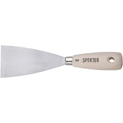 Spekter spartel m/hård klinge og træhåndtag, 50mm