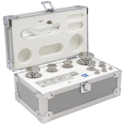 Kalibreringslodder OIML kl.M1 sæt 1mg-1kg, 25stk