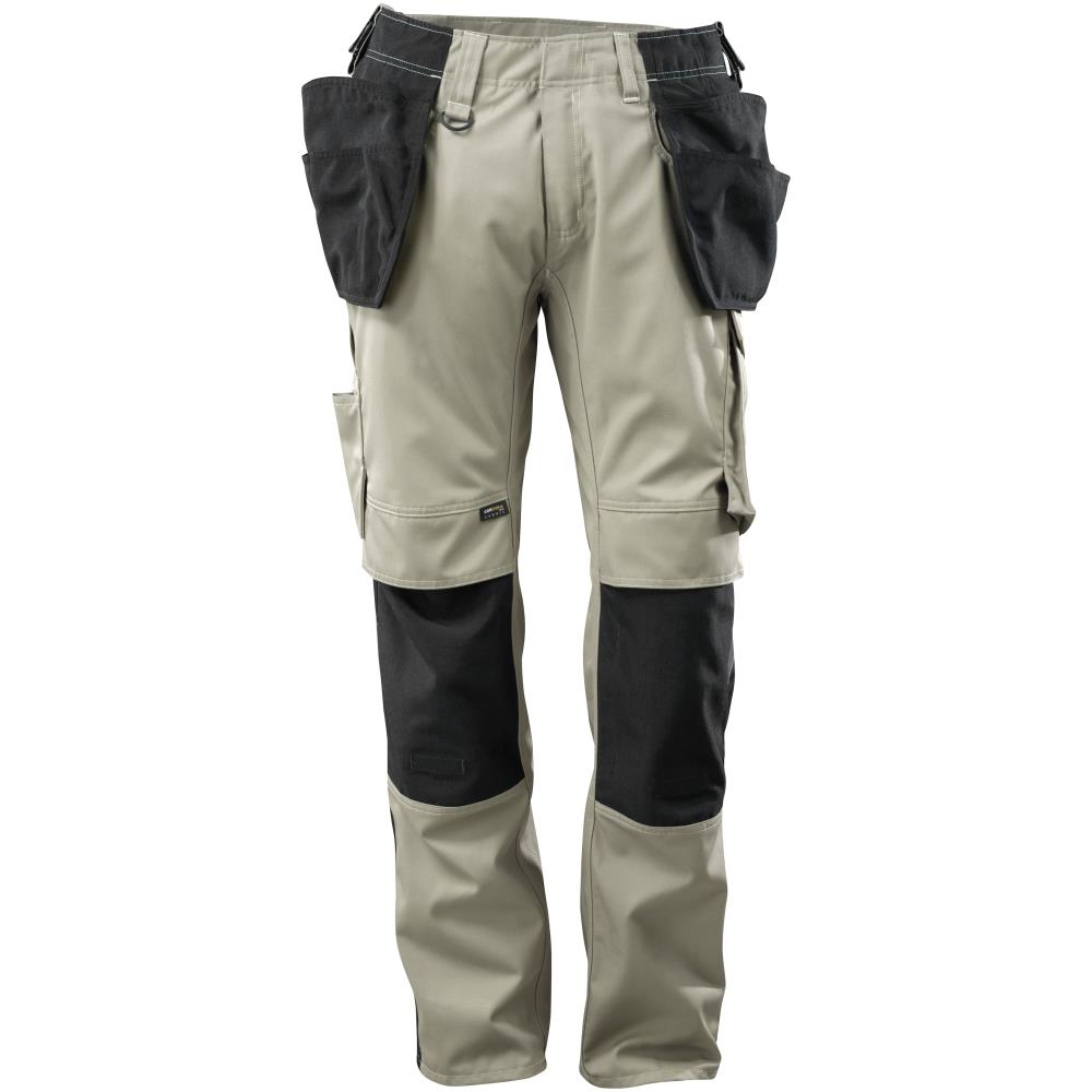 Kassel buks m/hængelommer tofarvet Kassel buks m/hængelommer tofarvet