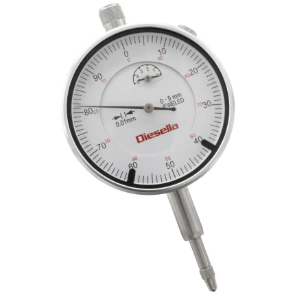 Måleur DIN878 ø56mm 0-5×0,01mm m/Werkcertifikat