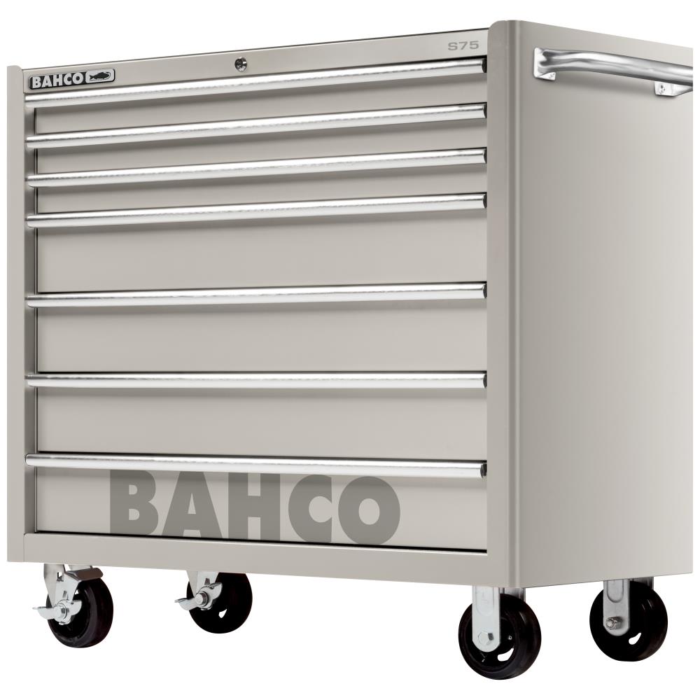Værkstedsvogn S75 XL 40″ rustfrit stål, 7 skuffer Værkstedsvogn S75 XL 40″ rustfrit stål, 7 skuffer