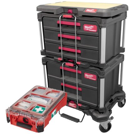 Sampak Packout: Transportkit + førstehjælpskasse