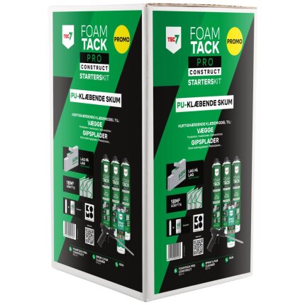 Tec7 FoamTack Pro Construct startpakke