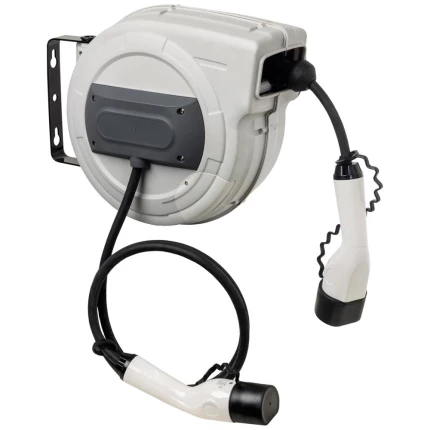 Kabelopruller t/el-bil, 11kW, 5+2mtr m/type 2 stik