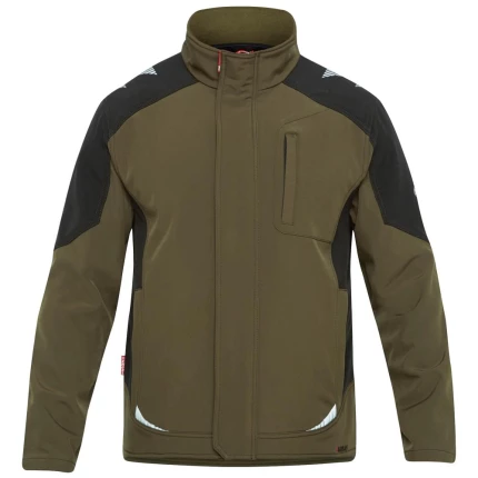 Galaxy softshelljakke antracit/tomatrød XS