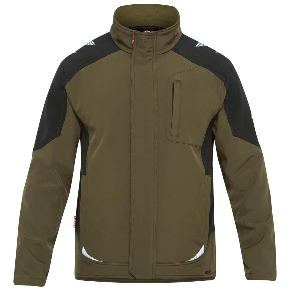 Galaxy softshelljakke antracit/tomatrød XS Galaxy softshelljakke antracit/tomatrød XS