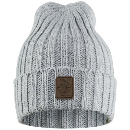 Hue 2027 strik m/refleks gråmeleret onesize