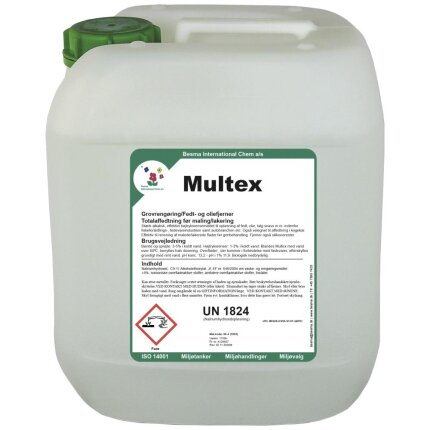 Multex stærk alkalisk sæbe t/højtryksrens 20 ltr