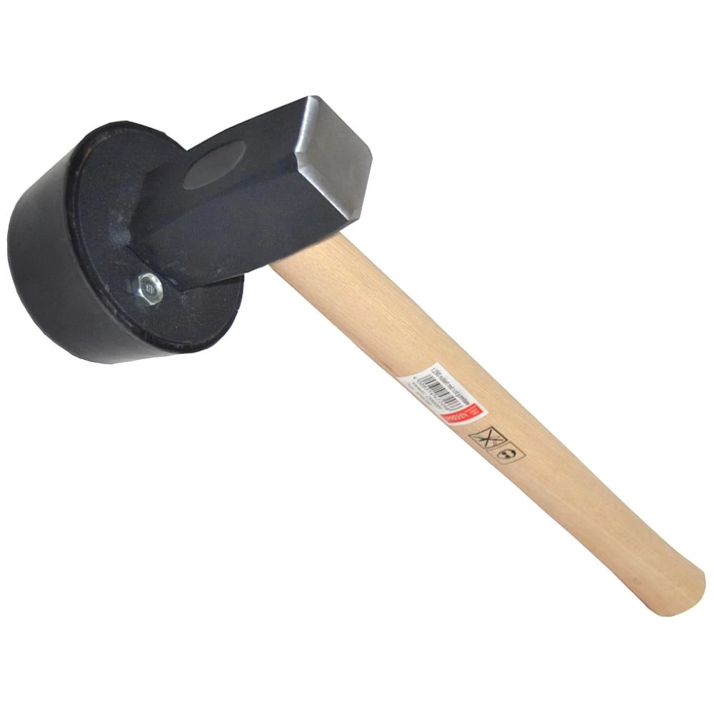 Sprehn brolæggerhammer m/rund gummibane Sprehn brolæggerhammer m/rund gummibane