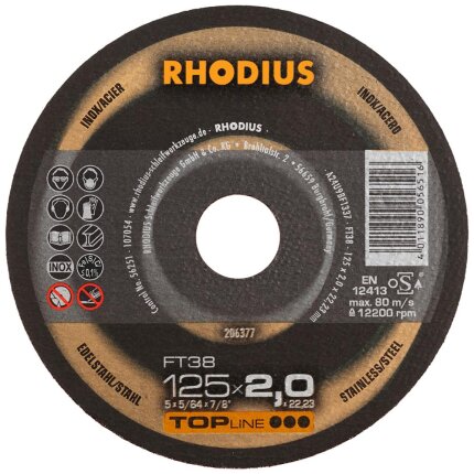 Rhodius Topline FT38 skæreskive