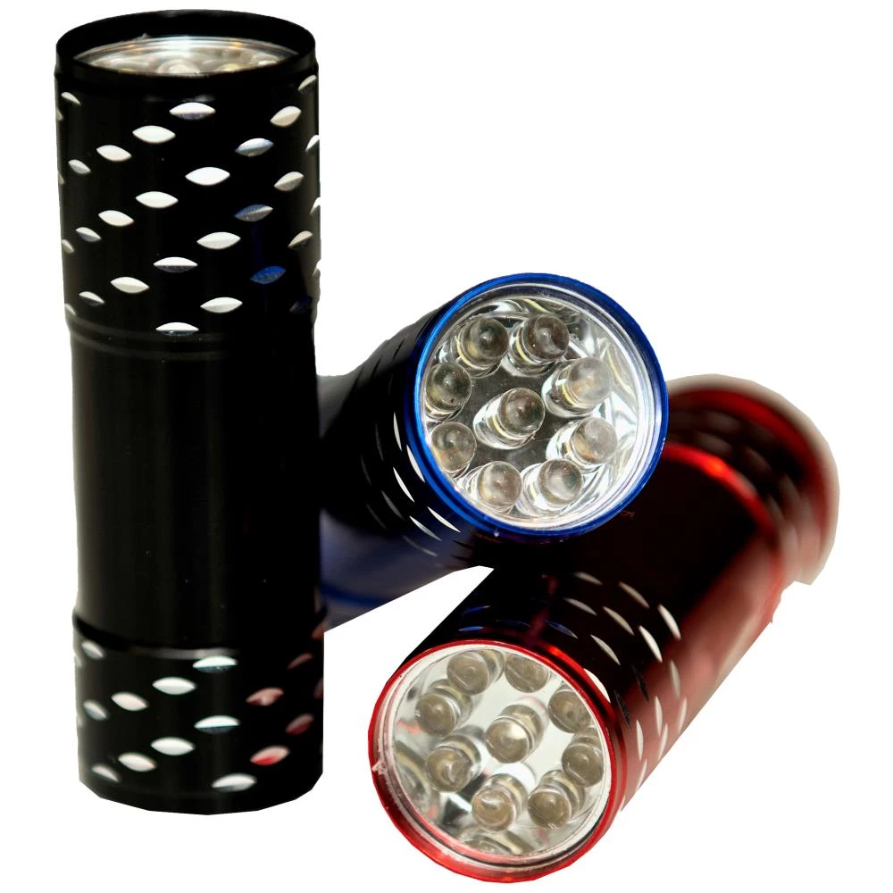 UniQ LED lommelygte 9 dioder UniQ LED lommelygte 9 dioder