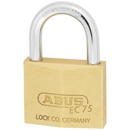 Hængelås 75/50 messing/stål