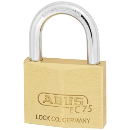 Hængelås 75/50 messing/stål