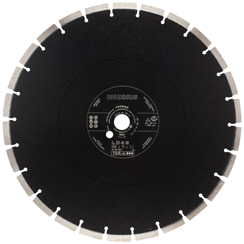 Rhodius Topline LD45 diamantskæreskive 400×3,2mm Rhodius Topline LD45 diamantskæreskive 400×3,2mm
