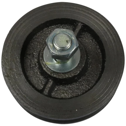 Skydedørsrulle m/rulleleje og aksel