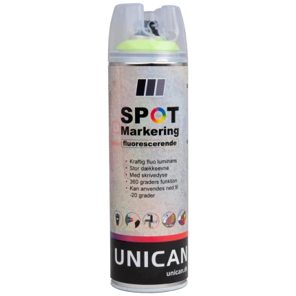 Unican Spot markérspray fluo-gul