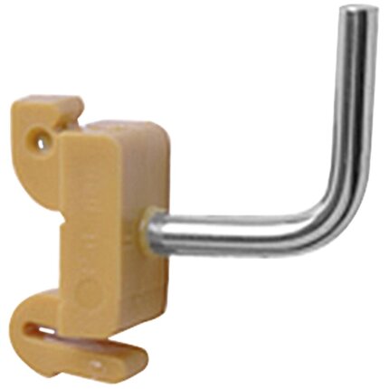 PreWo stål krog lodret 30×30mm